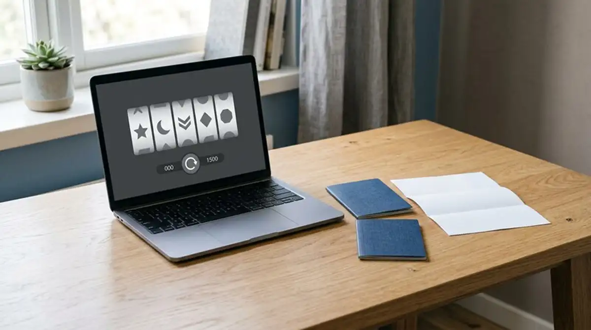 Casino uden ROFUS 2026 - dansk spiller ved skrivebord med laptop og dokumenter